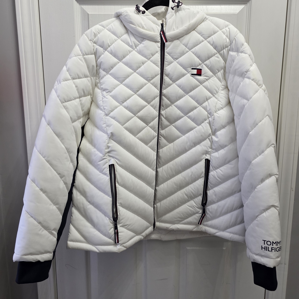 Tommy Hilfiger White Quilted Jacket